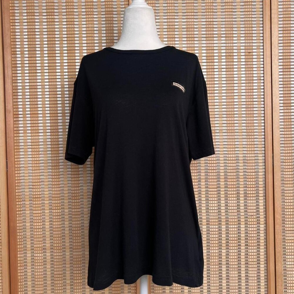 Off White black “logo” basic unisex 100% cotton tshirt size S